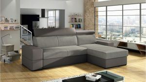 Sofa T form Ecksofa sofa Marios Mit Schlaffunktion Grau Ottomane Rechts