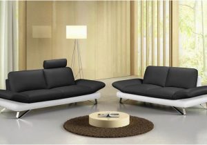 Sofa Taifun Sam Design sofa Garnitur 2 & 3 Sitzer Schwarz Weiß Taifun