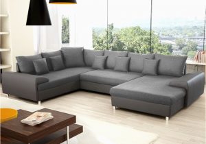 Sofa Um Die Ecke Xxl Ecksofa Schlafsofa Stoff Clement Grau Ecke Rechts