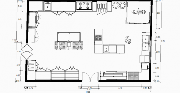 Spülbecken Küche Dwg 2d Cad Restaurant Küche Cadblocksfree Cad Blocks Free