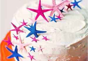 Sterne Kuchen Painted Starfish Cake toppers