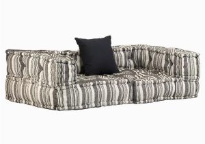 Stoff sofa Katzen 2 Sitzer Modulares sofa Mit Armlehnen Stoff Gestreift