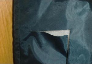 Stoff sofa Loch Flicken Riss In Arbeitsjacke Aus Polyester Kleidung Jacke Stoff