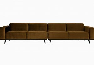 Teak Holz sofa Xl sofa Statement Bezug Samt Honigelb