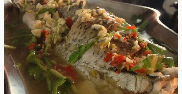 Thai Küche Steamed Fish Must Eat In Bangkok Thailand