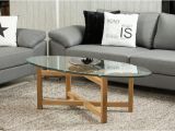 Tisch Eiche Rustikal Oval Couchtisch Melia Wohnzimmer Tisch Holzgestell Eiche Massiv