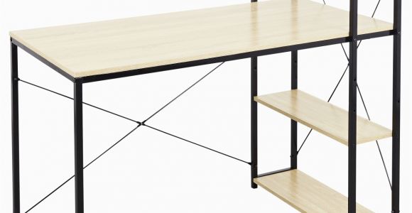 Tisch Mit Regal Jule Schreibtisch "lasse" sonoma Eiche Holznachbildung 120x64x120cm Arbeitstisch Mit Regal