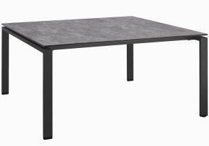 Tisch Quadratisch Grau Dining Tisch Float 150x150cm Alu Hpl Anthrazit