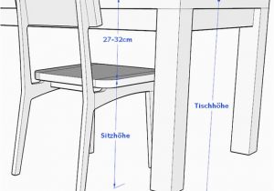 Tischhöhe Esstisch Standard Optimale Tischhöhe
