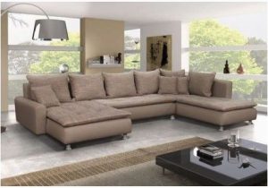 U Shaped sofa Design Comfortable Canapé Panoramique En U Dante 7 Places Deux Méri Nnes