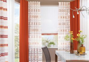 Vorhang Schlafzimmer orange Gardinen Deko Für Ihr Esszimmer