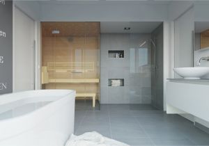 Wellness Badezimmer Ideen Sauna Im Bad Grundriss Google Suche
