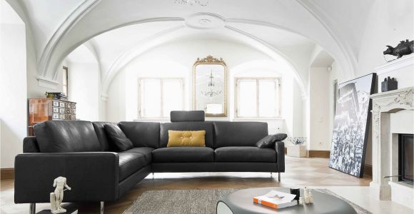 Wohnzimmer Dunkles sofa Modernes sofa Ecksofa Leder